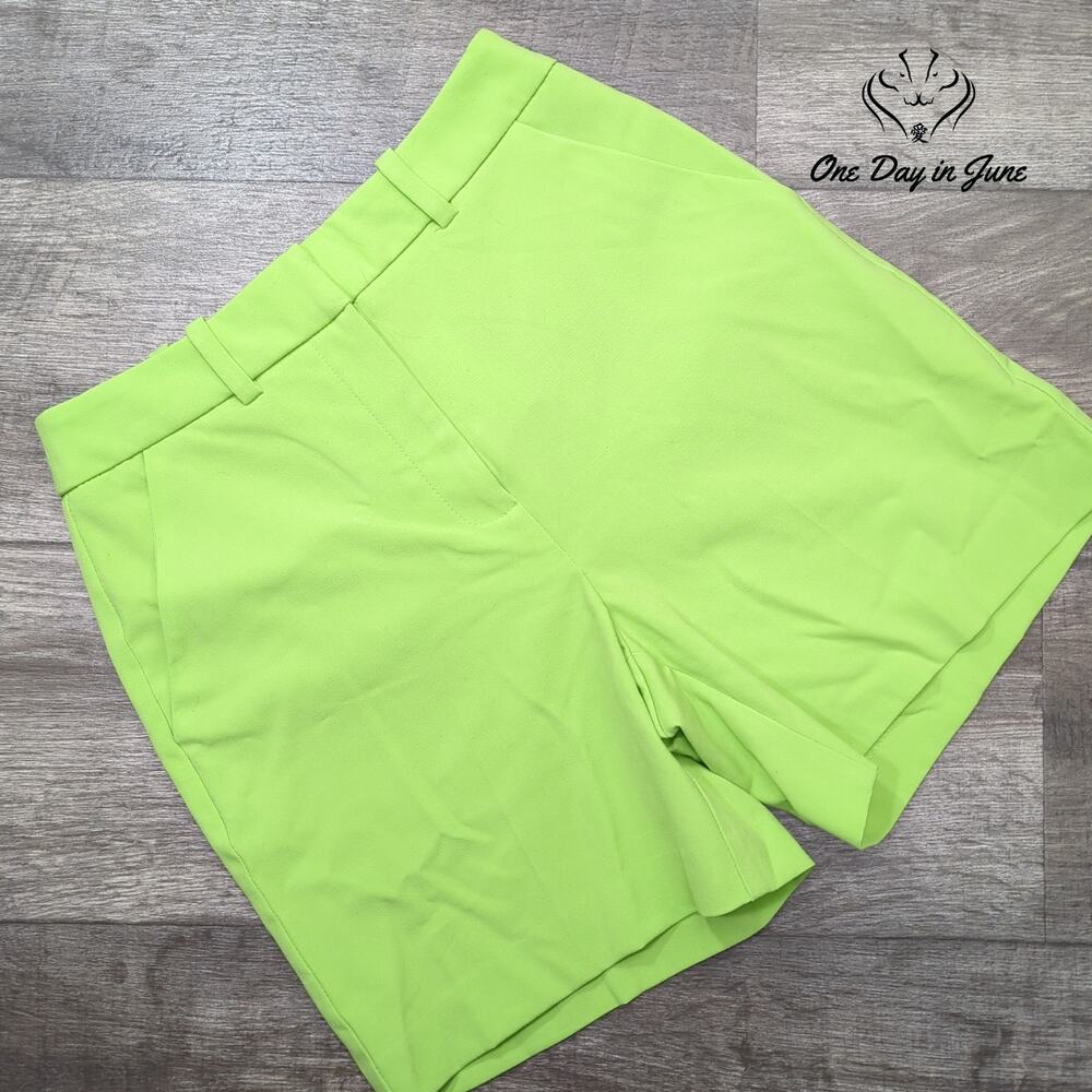 New York & Company High Waist Flat Front Shorts Size 0